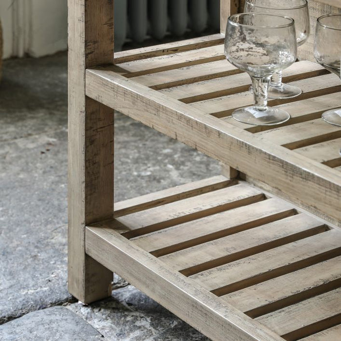 Large Rustic Kitchen Island