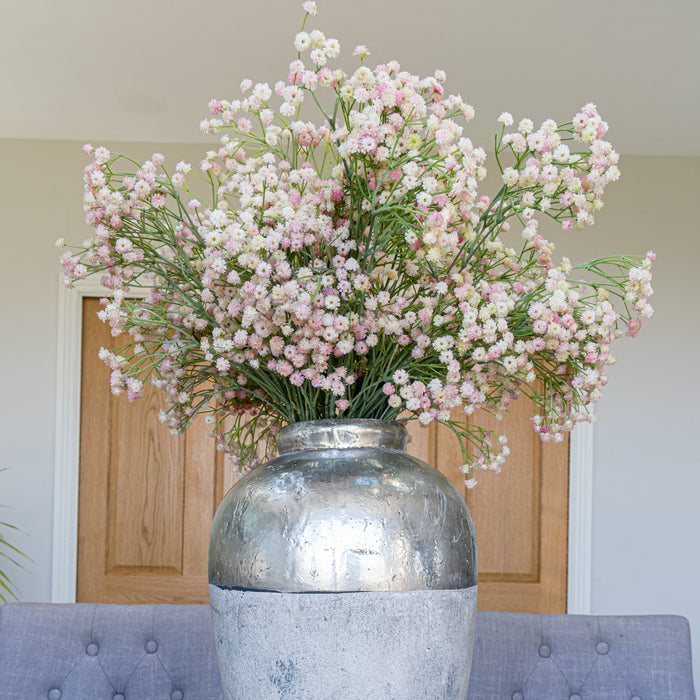 Artificial Pink Gypsophila (Babys Breath)  - 3 Stems