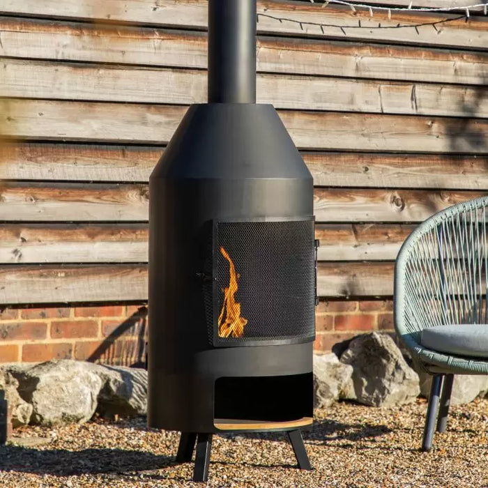 Chiminea with Pizza Shelf