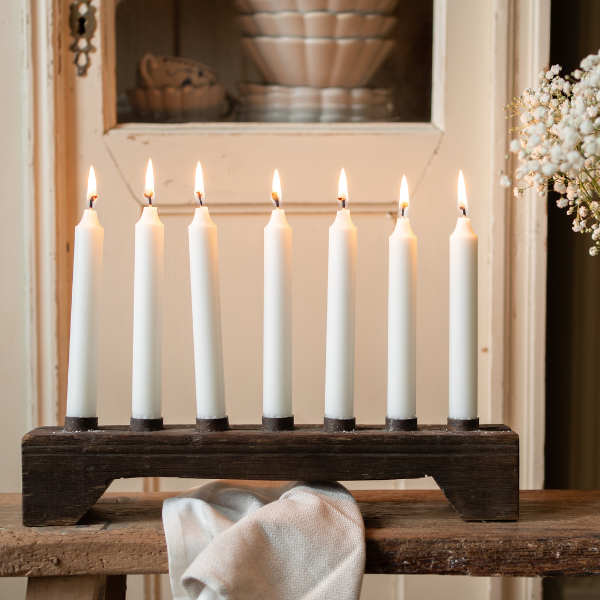 Reclaimed Wood Dinner Candle Tray