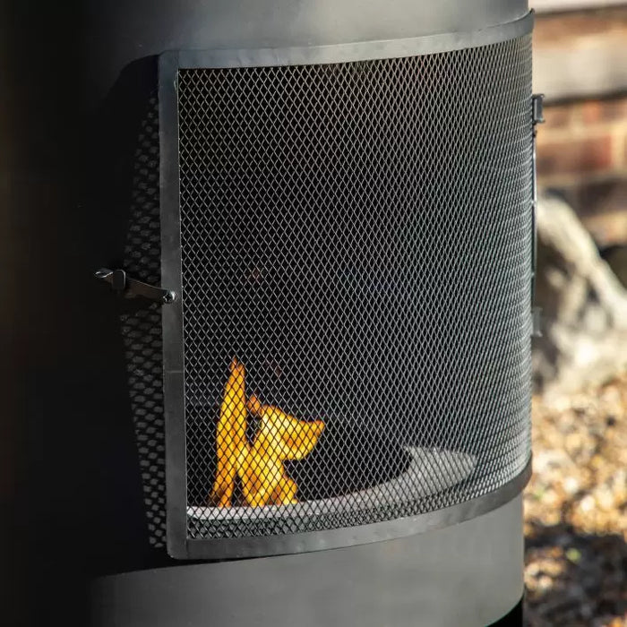 Chiminea with Pizza Shelf