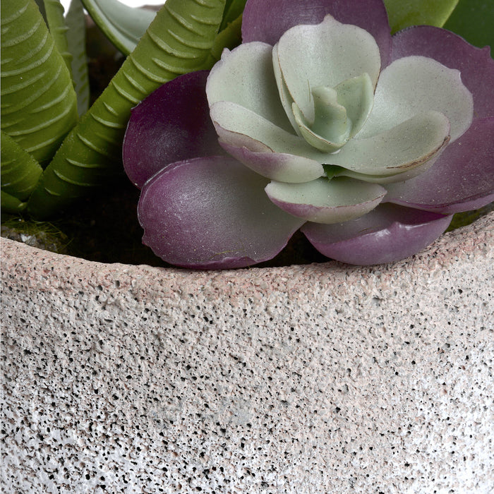 Artificial Hyacinth in Pot - White