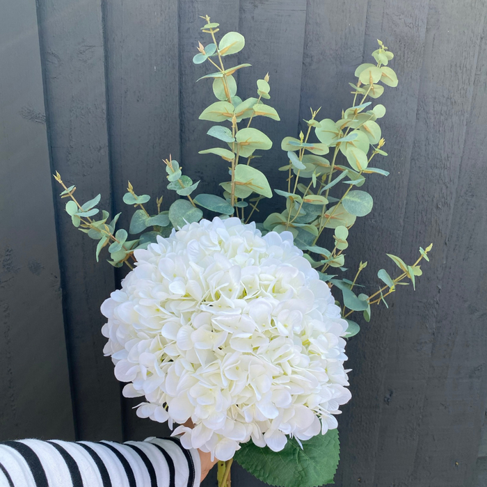 Giant Artificial White Hydrangea