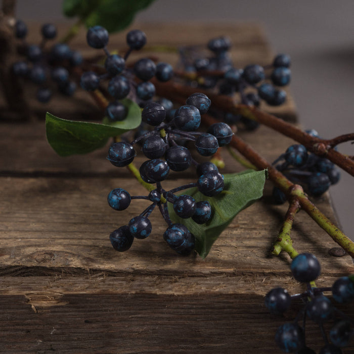 Artificial Viburnum Berry Stem - Set of 3