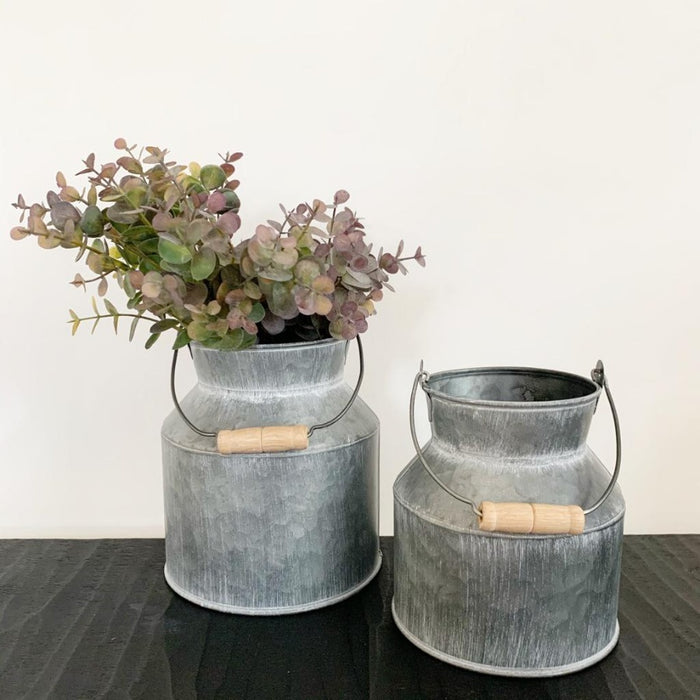 Zinc Milk Churn Planter