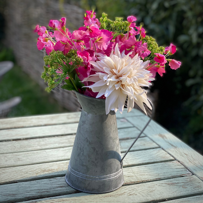 Tall Zinc Metal Jug