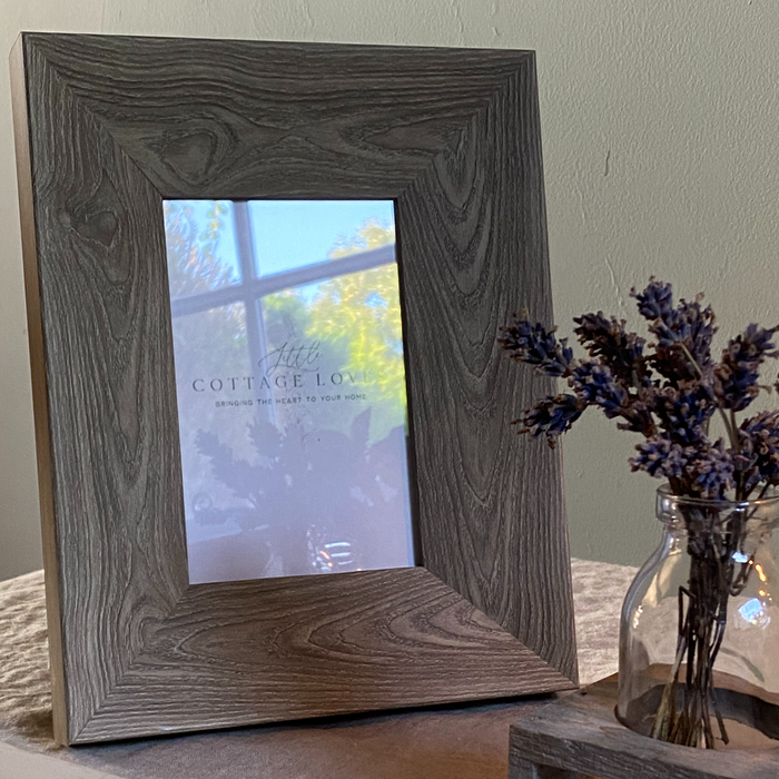 Grey Washed Wood Photo Frame 4x6