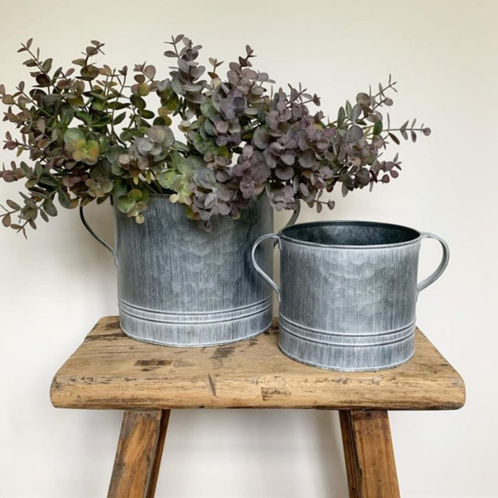 Cromford Zinc Planters - Set of 2