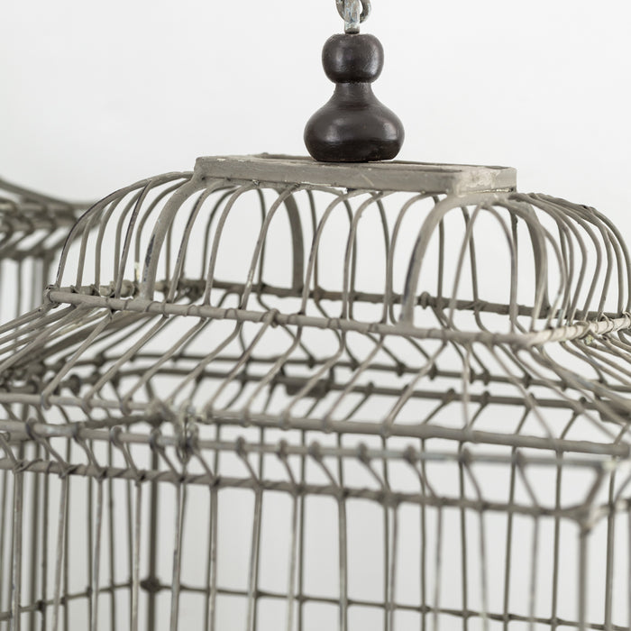 Ornamental Wire Birdcage Set