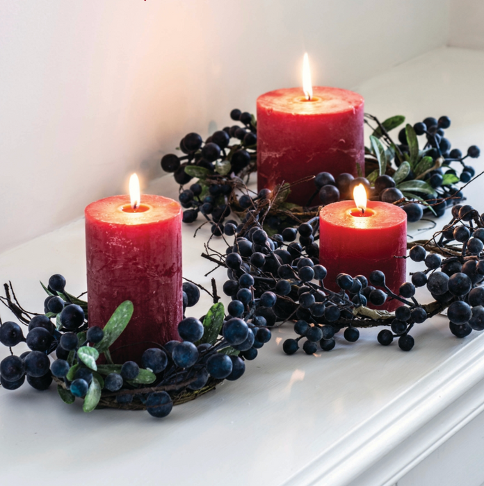 Wild Blueberry Candle Ring